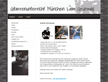 Tablet Screenshot of gitarre-muenchen.com
